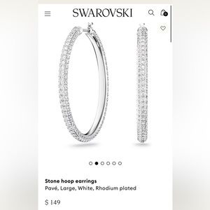 Swarovski Hoop Earrings